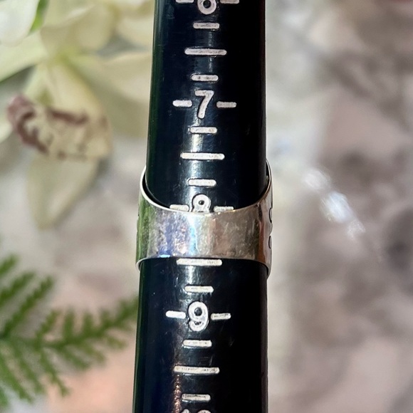 Vintage Handmade Genuine Turquoise Ring Solid 925 Sterling Silver Filigree Ring - Picture 9 of 15